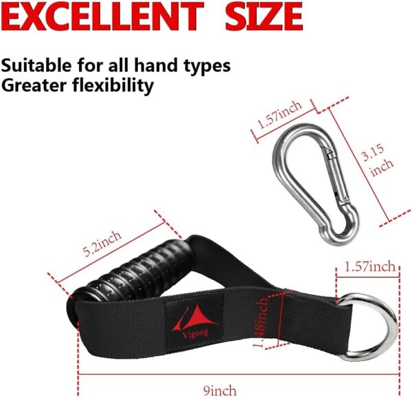 Heavy Duty Gym Exercise Handles Attachment for Cable Machine...