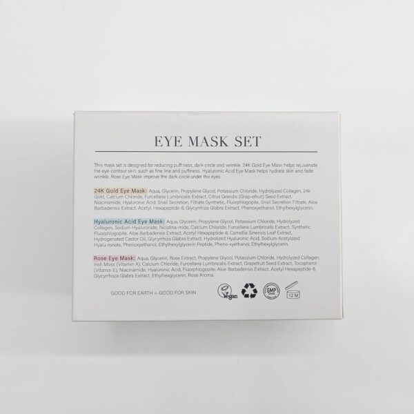 Under Eye Patches Gold and Hyaluronic Acid for puffy eyes,Ro...