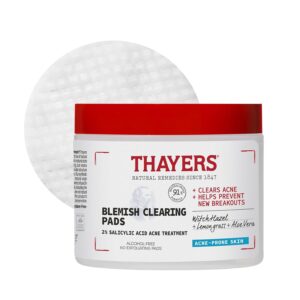 Thayers Blemish Clearing Acne Pads, Salicylic Acid Acne Trea...