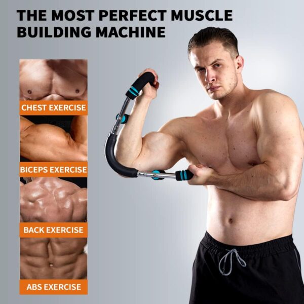HOTWAVE Twister Arm Exerciser,Adjustable Spring Workout Bar,...