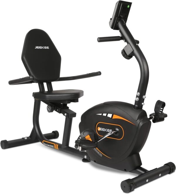 JEEKEE Recumbent Exercise Bike for Seniors,Stationary Bikes ...