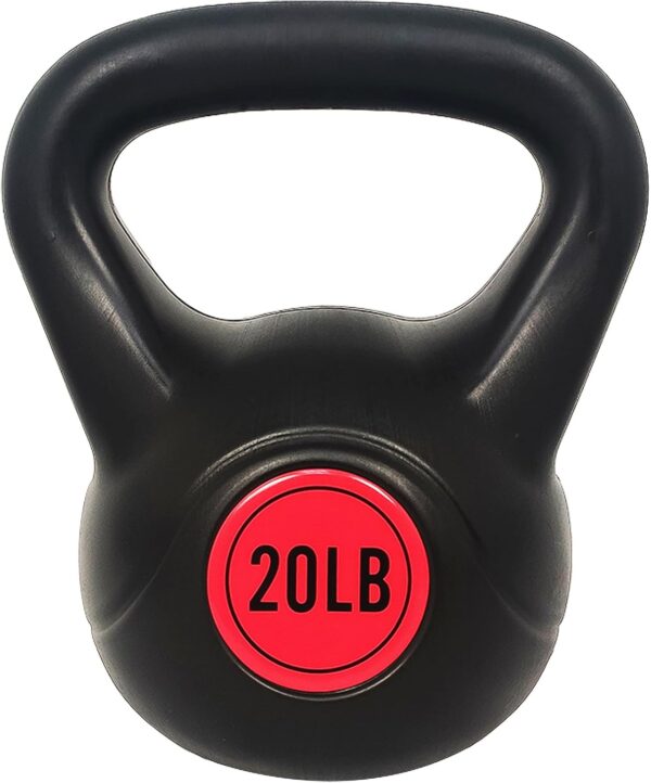 ​Wide Grip 3-Piece Kettlebell Exercise Fitness Weight Set, I...