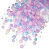 2Bags DIY Bundles Pack, 1 Half Round Pearls+1 Resin Rhinesto...