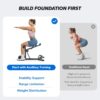 MERACH Deep Squat Machine for Women, Adjustable Glutes Train...