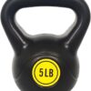 ​Wide Grip 3-Piece Kettlebell Exercise Fitness Weight Set, I...