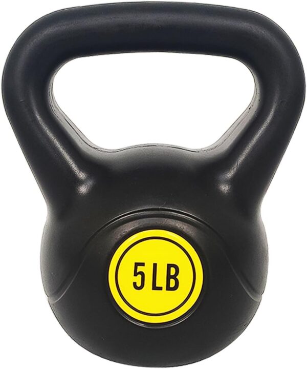 ​Wide Grip 3-Piece Kettlebell Exercise Fitness Weight Set, I...