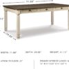 Signature Design by Ashley Bolanburg Farmhouse Dining Table ...