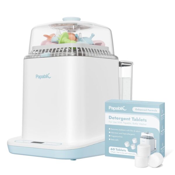 Papablic Bottle Washer Pro, Baby Bottle Washer & Sterilizer ...