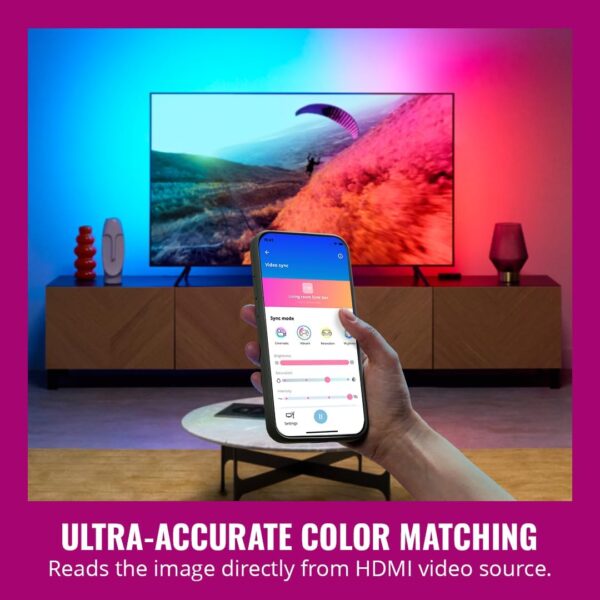 WiZ HDMI Sync Box with TV Backlight – Syncs Light to Your Mo...