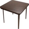 MECO Stakmore Classic Straight Edge Wood Folding Card Table,...