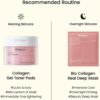 Biodance Collagen Gel Toner Pads, Pore Minimizer for Face, I...