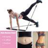 Pilates Bar Kit with Resistance Band-Multifunctional Portabl...