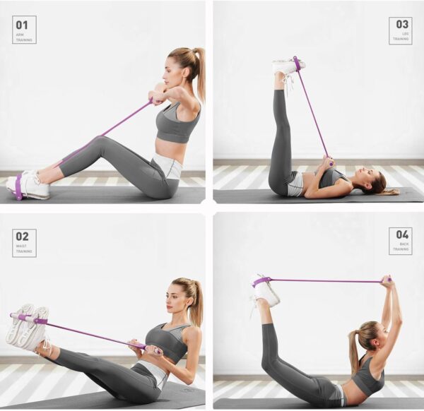 Pedal Resistance Band, Multifunction Yoga Workout Equipment,...