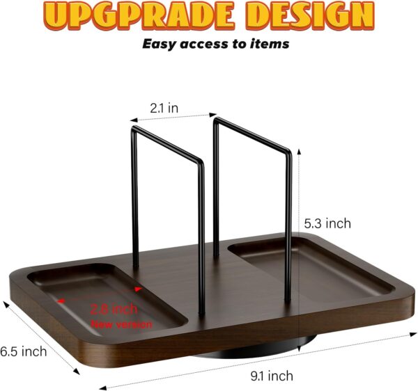 Napkin Holder for Table, Rotating Metal Napkin Dispenser wit...