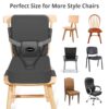 Toddler Booster Seat for Kitchen Chair, 2-in-1 Dining Table ...