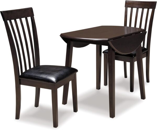 Signature Design by Ashley Hammis Round Dining Room Drop Lea...