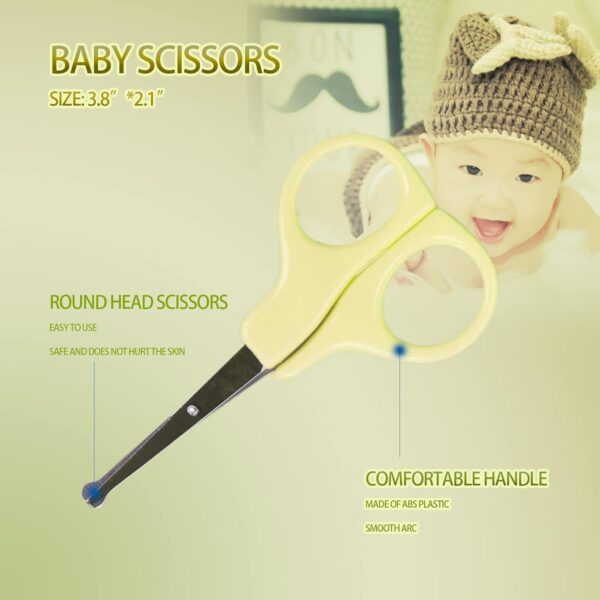 ZELINYE Baby Grooming Kit, 8 in 1 Baby Hair Brush/Nail Clipp...