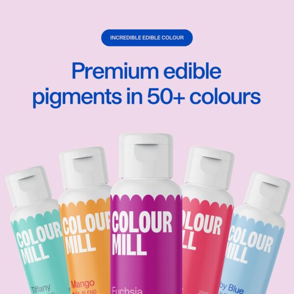 Colour Mill Oil-Based Food Coloring, 20 Milliliters Black