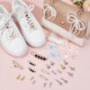 34pcs Shoe Charms for Sneakers Bow Shoelace Charms Shoe acce...