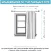 RYB HOME Blackout Curtains for Bedroom, Small Window Shades ...