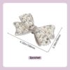 DELORIGIN1 Pair Pearl Bow Shoe Clips Wedding Bow Shoe Buckle...