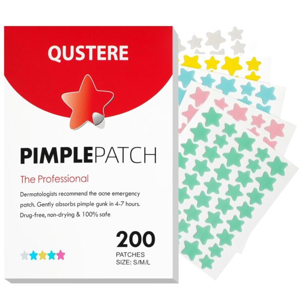 Pimple Patches for Face, Hydrocolloid Acne Patches, Cute Sta...