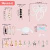 34pcs Shoe Charms for Sneakers Bow Shoelace Charms Shoe acce...