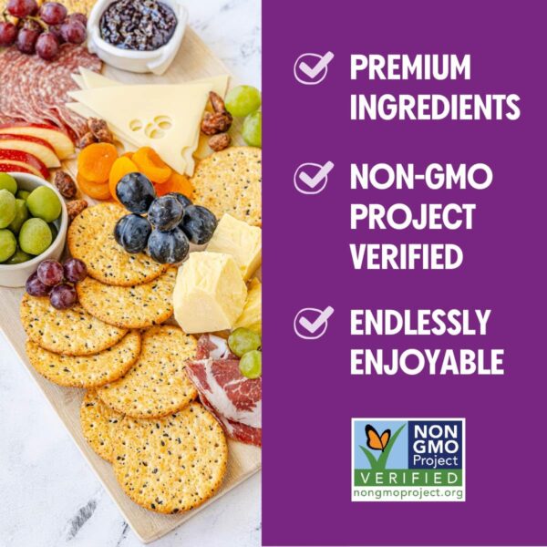 Milton's Gourmet Crackers, Everything - Non-GMO Project Veri...