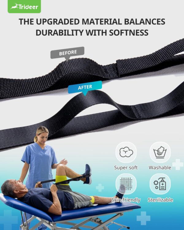 Trideer Stretching Strap Yoga Strap Physical Therapy for Hom...