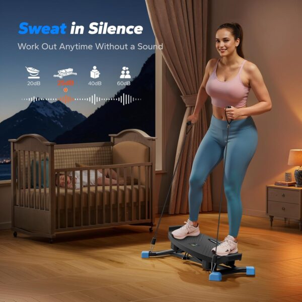 MERACH Slide Steppers for Home, Mini Stair Steppers Simulate...