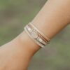 FANCY SHINY Leather Wrap Bracelet Boho Cuff Bangle Bracelets...
