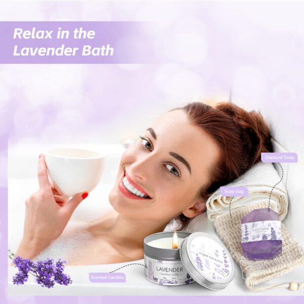 Lavender Spa Gifts Set, 11 Pcs Bath Gift Set for Women, Rela...