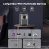 【Electric Focus & Auto Keystone】TMY Portable Projector with ...