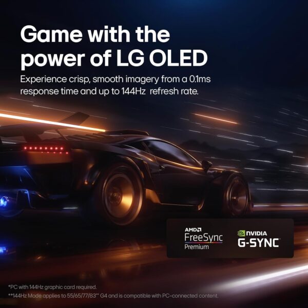 LG 65-Inch Class OLED evo C4 Series Smart TV 4K Processor Fl...