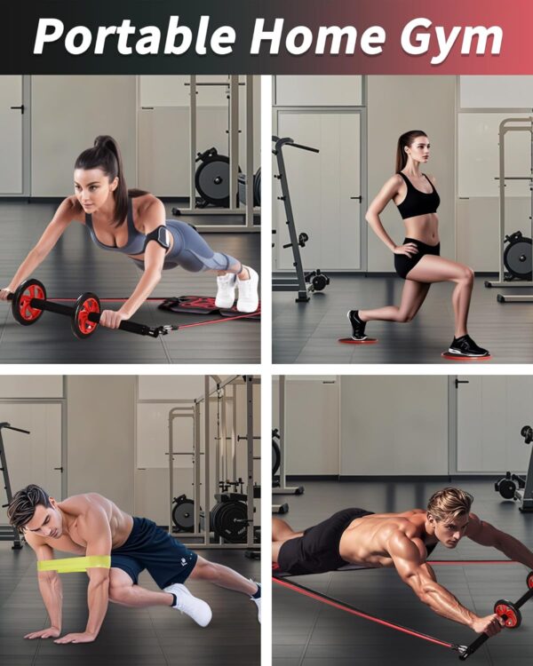 Home Gym Exercise Equipment - Portable Workout System 17 Fit...