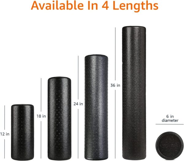 Amazon Basics High Density Foam Roller for Exercise and Reco...