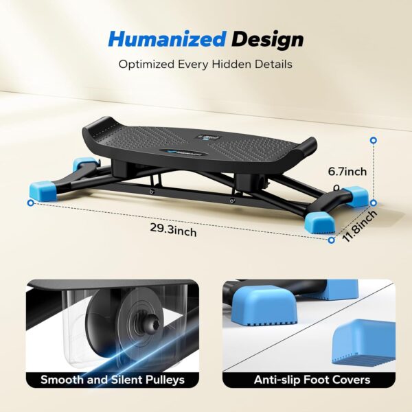 MERACH Slide Steppers for Home, Mini Stair Steppers Simulate...