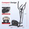 Sunny Health & Fitness Smart Upright Elliptical w/Pulse Sens...