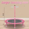 Foldable Mini Trampoline, 40" Rebounder Trampoline for Adult...
