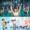 Sportneer Water Weights Aquatic Exercise Dumbbells Water Dum...