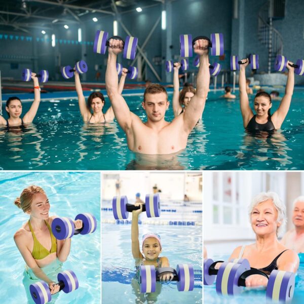 Sportneer Water Weights Aquatic Exercise Dumbbells Water Dum...