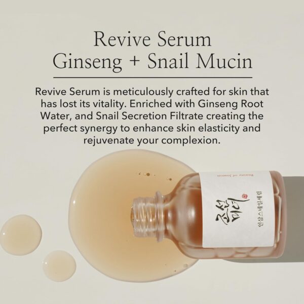 Beauty of Joseon Revive Snail Mucin Ginseng Serum Hydrating ...