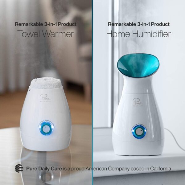 Pure Daily Care NanoSteamer Large 3-in-1 Nano Ionic Facial S...