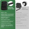 Battle Ropes Black Workout Rope 1 inch Battle Ropes for Home...