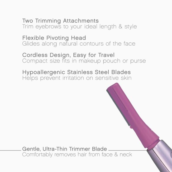 Panasonic Women’s Facial Hair Remover and Eyebrow Trimmer wi...
