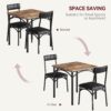 GAOMON Dining Table Set for 2, Kitchen Table and Chairs for ...