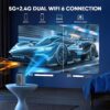 【Electric Focus & Auto Keystone】TMY Portable Projector with ...