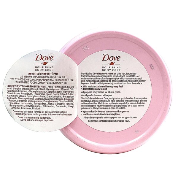 Dove Nourishing Body Care, Face, Hand, and Body Beauty Cream...