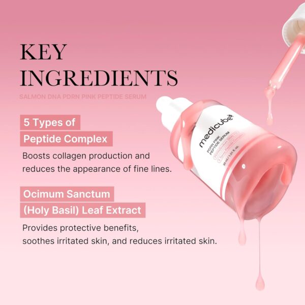 medicube Salmon DNA PDRN Pink Peptide Serum, Pink glow serum...