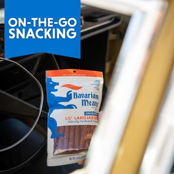 Bavarian Meats Lil' Landjaeger Meat Sticks, Smoked Sausage P...